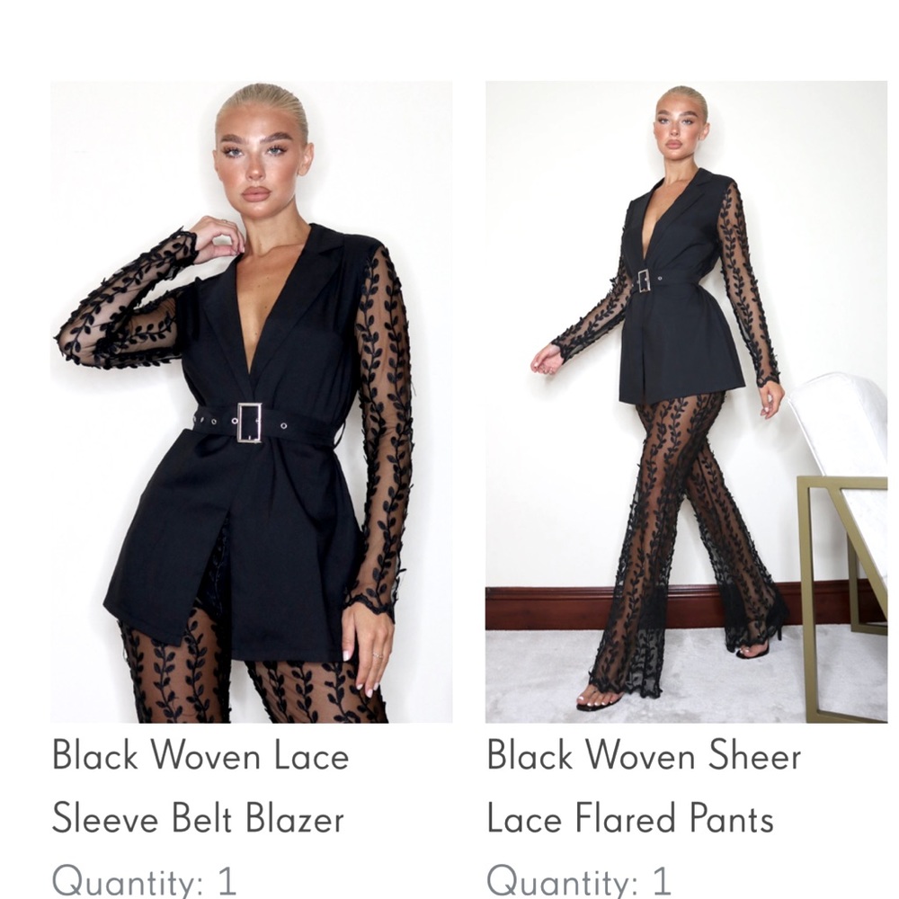 COPY - Blazer and pants size 4 pretty little things outfit